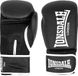 Lonsdale Ashdon Leer Kunstmatige Bokshandschoenen Zwart 12 oz