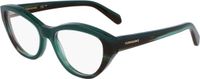Ferragamo SF3011 336 Opaline Green/Striped Green Vrouw Brilmonturen