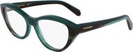 Ferragamo SF3011 336 Opaline Green/Striped Green Vrouw Brilmonturen