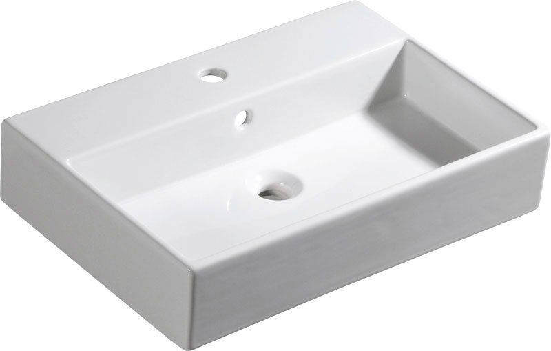 Isvea PURITY Keramische wastafel 60x42cm - Wit