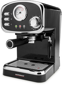 Gastroback Design Espresso Basic zwart, roestvrijstaal