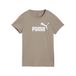 PUMA ESS No. 1 Logo T-shirt voor Dames, Grijs, Maat L