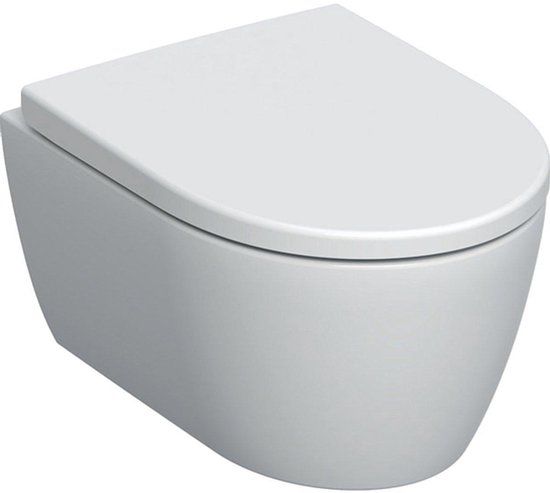Geberit Icon Wandclosetpack - Compact - 49cm - Rimfree - Softclose - White