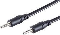 1aTTack.de 2,5 m 3,5 mm stereo jack-kabel - zwart