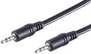 1aTTack.de 2,5 m 3,5 mm stereo jack-kabel - zwart