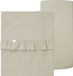 Koeka wieglaken en hoeslaken set ruffle Faro sage