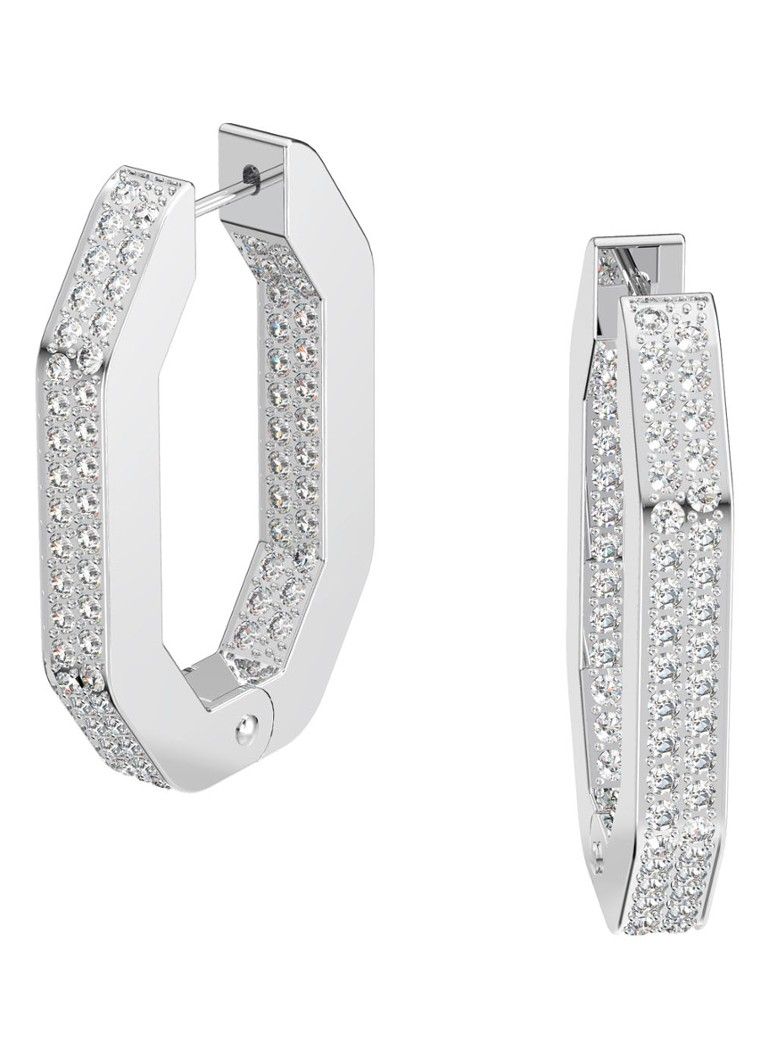 Swarovski Oorringen met kristal
