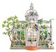 Miniature greenhouse, 1168 parts, with LED lighting, required building time: 36 hours, suitable for adults