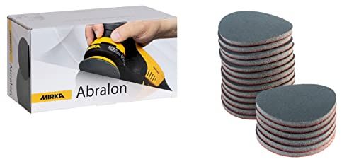 Mirka Abralon slijpschijf Polijstschijf Ø 77mm klittenband 600 grit, 20/pack, voor het schuren en polijsten van lak, hout, kunststof