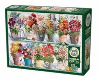 Cobble Hill Puzzel 1000 pièces - Fleurs en pot