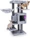 Petrebels Cleopatra 134 krabpaal - Grijs - 134cm