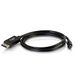 C2G 2m Mini-DisplayPort/Thunderbolt naar DisplayPort Monitor kabel Zwart