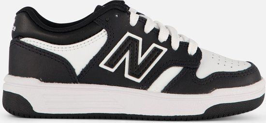New Balance 480 Court Sneakers - Black Leather - Size 28