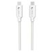 Lippa Câble USB-C / USB-C - 1m, 10Gbps, 100W - Blanc