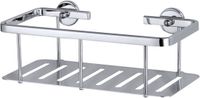 Tesa Aluxx douchewagen verchroomd aluminium badkamer roestvrij zelfklevend – 125x251x88mm