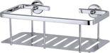 Tesa Aluxx douchewagen verchroomd aluminium badkamer roestvrij zelfklevend – 125x251x88mm