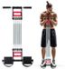 Krafttrainer 3-en-1 entraîneur abdominal, entraîneur de poignée, expandeur de poitrine - 5 ressorts - barre en acier - poignées antidérapantes