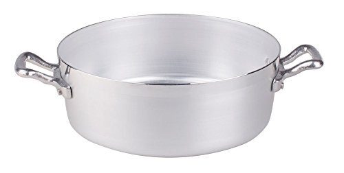 Pentole Agnelli Familie koken aluminium braadpan pot met 2 handgrepen, diameter - 22 cm.