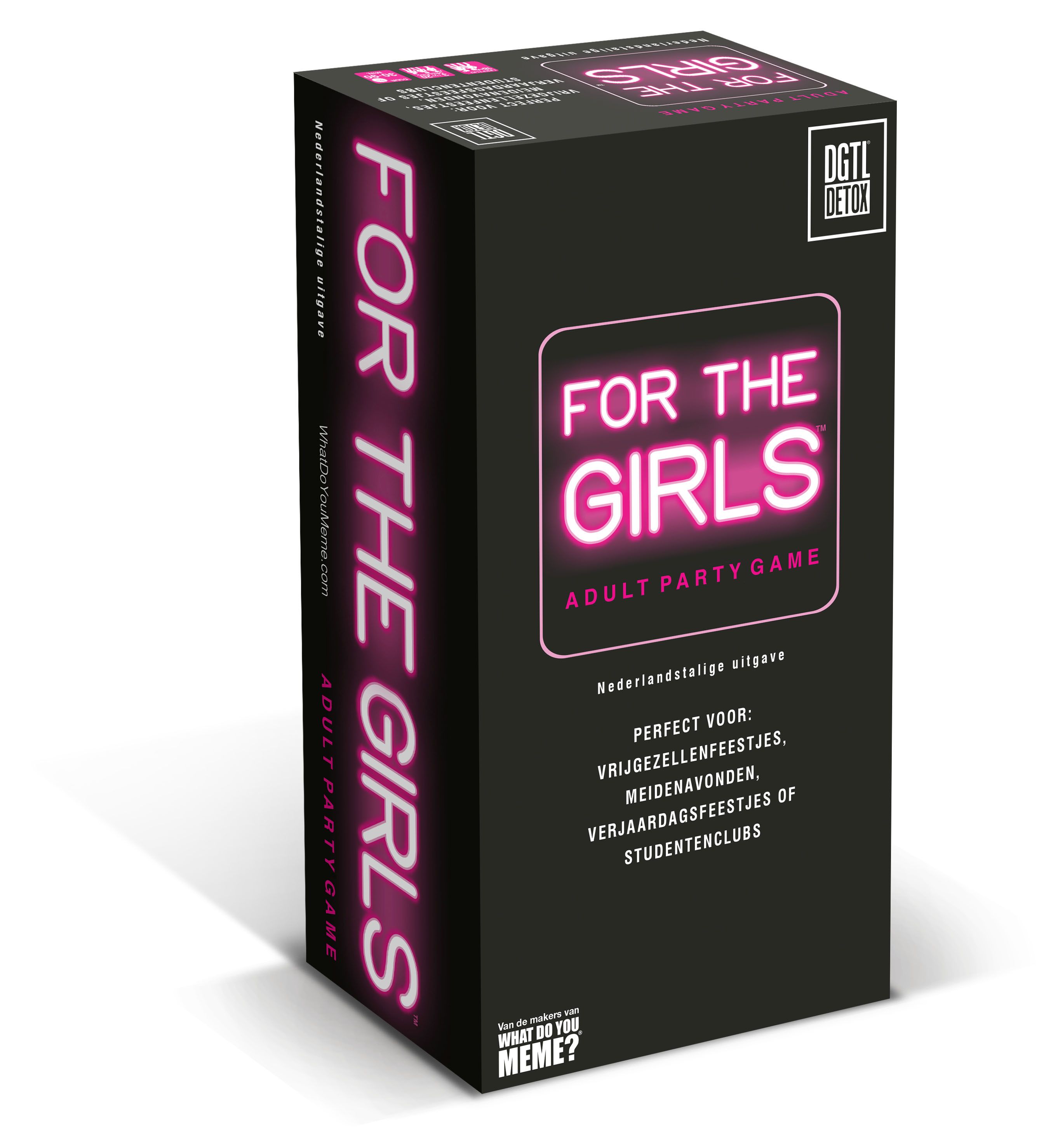 DGTL Detox For The Girls - Nederlandstalige uitgave - Party Card Game for Adults