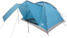 vidaXL Tunneltent 6-persoons Blauw Polyester Glasvezel