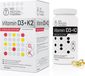 Biogo Vitamine D3 K2 5000 IE, MK-7 100 µg, 240 softgels met lijnzaadolie