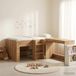 Maison Exclusive - Lit superposé avec bureau pour enfants, 2 pièces, chêne artisanal
