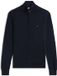 Tommy Hilfiger Heren Essential Cotton Zip Thru MW0MW36517 Trui Blauw XS