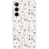 Samsung Galaxy A55 5G Terrazzo color bedrukt siliconen hoesje