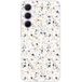 Samsung Galaxy A55 5G Terrazzo color bedrukt siliconen hoesje