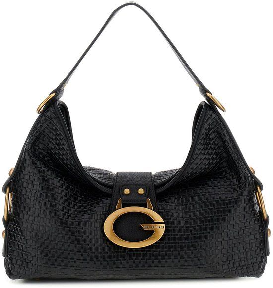 GUESS Camden Shoulder Bag Black zwart
