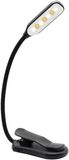 Merkloos / Sans marque Leeslampje voor Boek - LED Klemlamp - 3 Lichtstanden & Oplaadbaar - Bed Nachtkastje Leeslamp - Leeslampjes met klem - Boeklamp USB Oplaadbaar met Klem - Zwart