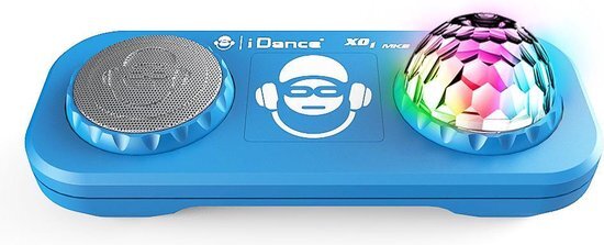 iDance Audio Bluetooth Party System ingebouwd Disco Licht - Blauw
