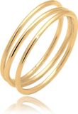 Elli Ringen Wikkel filigraan - 925 Sterling zilver - verguld - maat 16,5mm