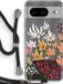 Case Company® - Google Pixel 8 Hoesje met Koord - Painted wildflowers - TPU Back Cover
