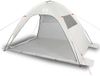 vidaXL Tente de plage imperméable gris