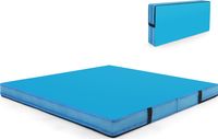 COSTWAY Tapis de gymnastique pliable, 122x122x10 cm
