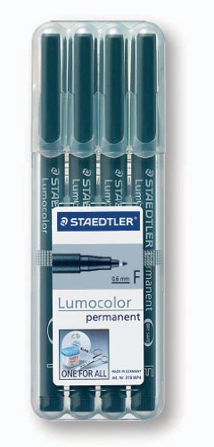 Staedtler Lumocolor Permanente OHP marker Ronde punt Pakken