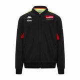 Kappa Trainingsjack Atrisomone VR46 Heren Zwart/Neon Geel/Rood Vlam XL