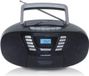 Blaupunkt Boombox mit CD + Kassette + USB + Bluetooth 4.2, Schwarz