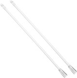 Sans marque Tringle à rideaux Remplacement - Baguette magique Ensemble - Stores Commande - Compatibilité universelle - 2 Pièces 38 cm - Transparent