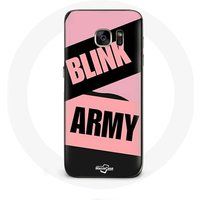Maniacase Etui voor Samsung Galaxy S6 BTS ARMY Et Blackpink Blink Rose Noir