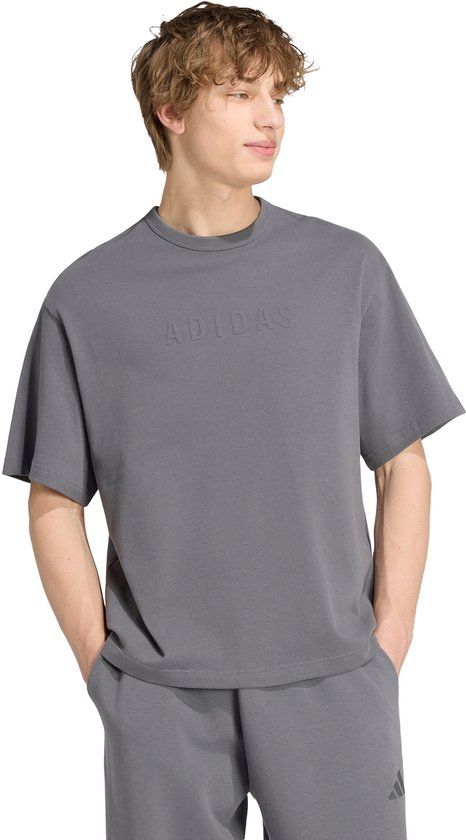 Adidas Sportswear Soft Lux Graphic T-Shirt - Heren - Grijs