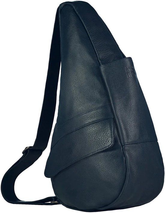HEALTHY BACK BAG Rugzak - Leather - Navy - Small - 7L
