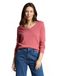 TOM TAILOR Dames Basic gebreide trui 1012976, 11183 - Cozy Pink, XL
