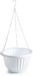 PLASTICFORTE Plantenpot - hangend - kunststof - wit - D25 x H15 cm