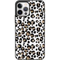 Apple iPhone 12 Leopard Verstevigd hoesje met sublimatie bedrukking