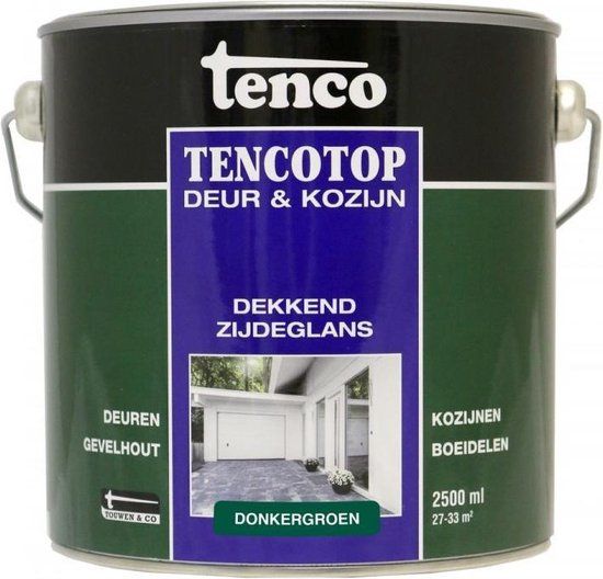 Tenco Tencotop 51 Dekkende Houtbescherming - 2.5L - Zijdeglans - Bruin