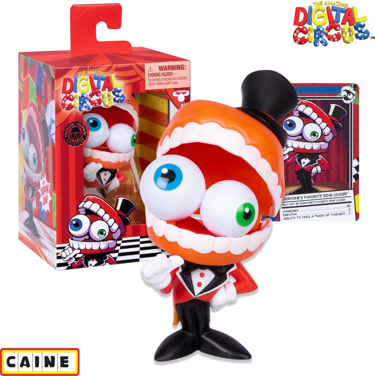 Moose Toys The Amazing Digital Circus - Vinyl Figuur Caine
