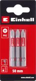 Originele Einhell Standaard Bits, 3-delig, 50 mm, PH2