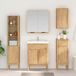 Maison Exclusive - Armoire de salle de bain avec étagère, modèle FLORO, en marron lavé, 35 x 30 x 90 cm